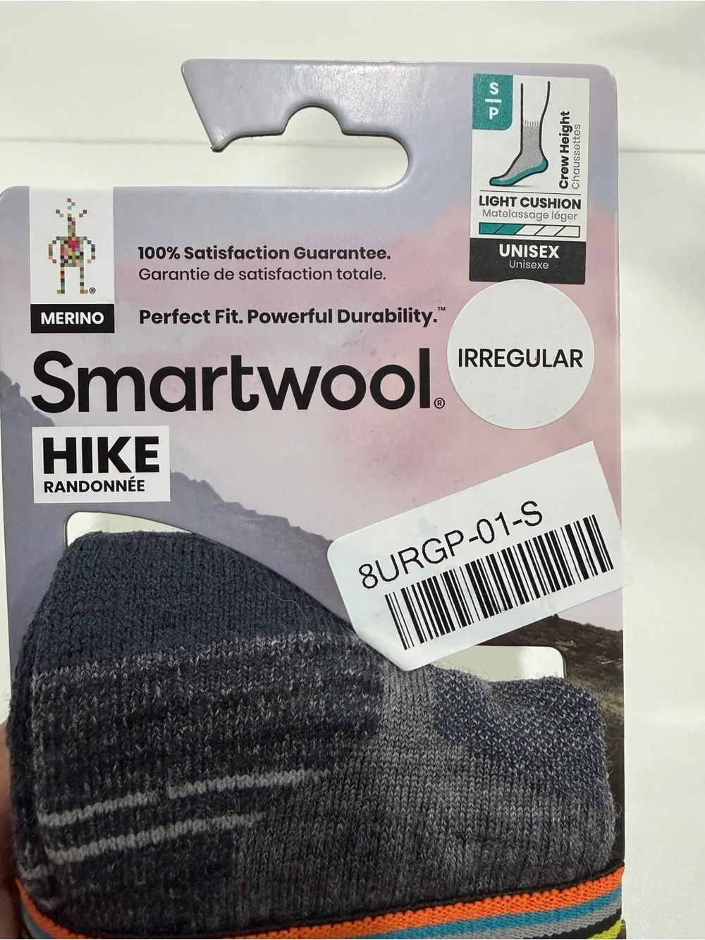 SmartWool Women's Small Light Cushion Hiking Socks Crew Gray NWT Wool Blend